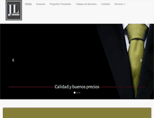 Tablet Screenshot of jlconfecciones.cl